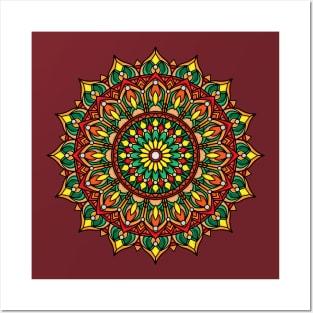 Mandala beautiful vintage Posters and Art